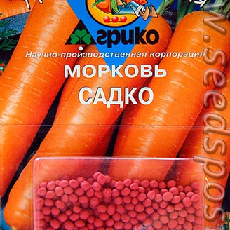 Морковь Садко, 300 гелевых драже Грядка лентяя