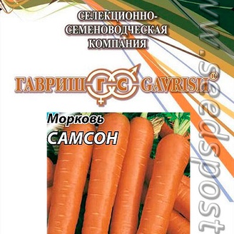 Морковь Самсон, 25 г (Bejo Zaden) Профессиональная упаковка