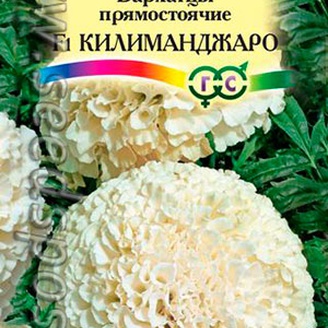 Бархатцы Килиманджаро, прямостоячие, однолетник, 0,05 г